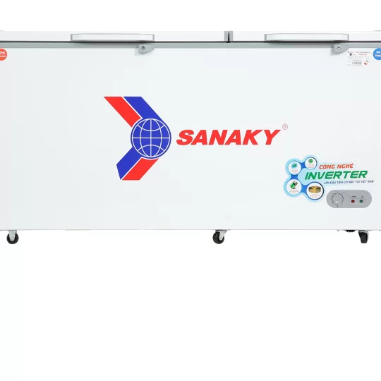 Tủ đông Sanaky Inverter 485 lít VH-6699W3, 1 NGĂN ĐÔNG 1 NGĂN MÁT