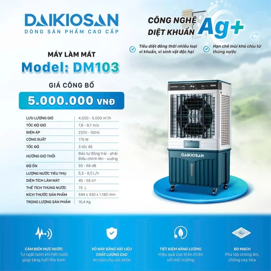 Quạt điều hòa Daikiosan DM103